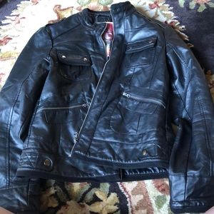 Faux Leather Jacket